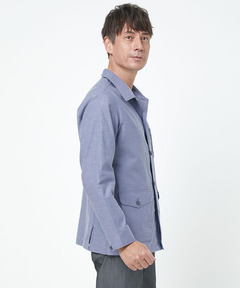 メンズ クロコダイルタータン オックスフォード ジャケット通販 [1604