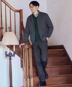 メンズ クロコダイルタータン 中綿 ブルゾン通販 [1604-57401