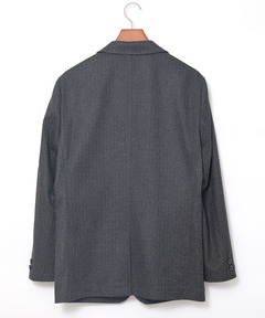 メンズ ウールライク ヘリンボーン ジャケット通販 [1604-57405