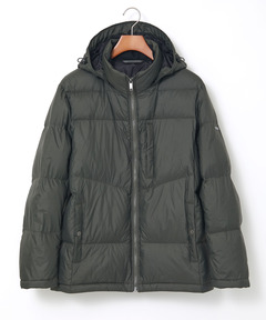 メンズ フード付き スタンドカラー ダウンジャケット通販 [1604-58405