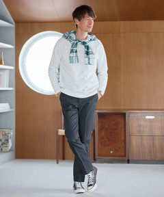 メンズ ストレッチ ノータック スマート チノパンツ【日本製生地】通販