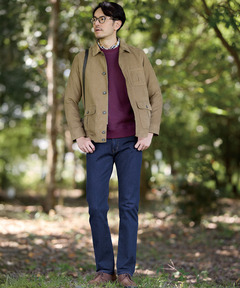 メンズ 5ポケット テーパード デニムパンツ通販 [1605-76500