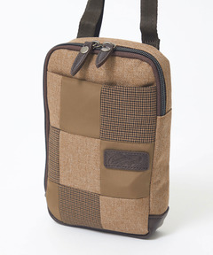 メンズ パッチワーク 配色 ミニショルダーバッグ通販 [1608-55807