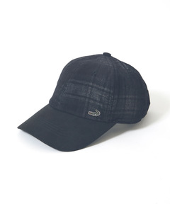 メンズ 微起毛 チェックコーデュロイ キャップ【手洗いOK】【UV加工