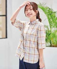 レディース アムンゼン チェック柄 ブラウス通販 [2001-53107