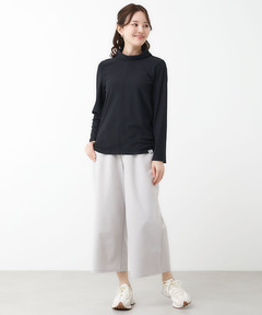 レディース シアーメロー ハイネック カットソー【UVカット】【吸汗速