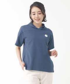 レディース 鹿の子 半袖 パーカー通販 [2002-53221] - クロコダイル