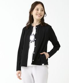 レディース 天竺 クルーネック カーディガン通販 [2002-54204