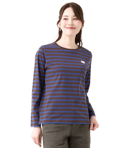 レディース 天竺 ボーダー柄 カットソー通販 [2002-55211