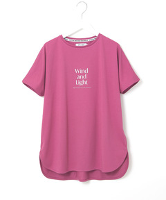 レディース プレーティング天竺 ロゴプリント Tシャツ【吸汗速乾】通販