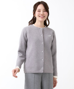 新品未使用タグ付　人気ネイビー長袖カーディガン　サイズ3 抗ピル長袖カーディガン D－1001 002 ネイビー 3L～5L