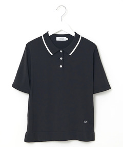 レディース 襟パイピング ニット ポロシャツ【ZERO POLO SHIRT】通販