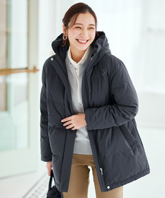 【新品未使用】コーチ　ダウンジャケット　アウター レディース ストレッチ ミドル ダウン ジャケット【撥水加工】通販