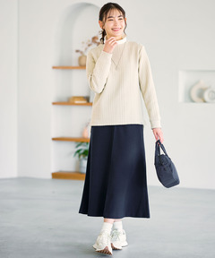 レディース ジャージー セミフレア スカート通販 [2006-55600