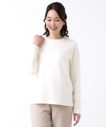 ダブルフェイス クルーネック カットソー