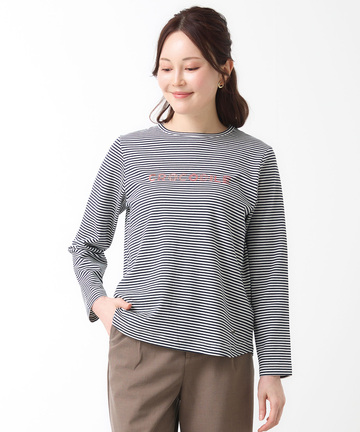 スムース ロゴプリント Tシャツ 