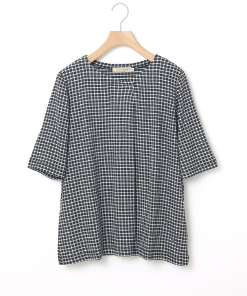 シャーリング タック入り カットソー