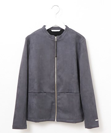 微起毛 スタンドカラー ジャケット