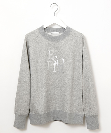 裏毛 箔プリント スウェット