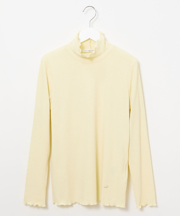 フリル ハイネック インナーカットソー