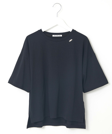 コットンブレンド ボクシーシルエット Tシャツ【一部店舗限定】