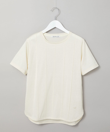 ピンタック リッチ Tシャツ