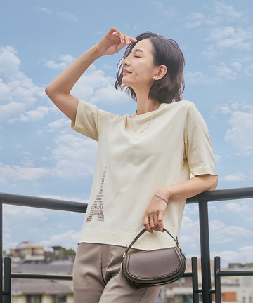 グラフィックプリント 半袖Tシャツ