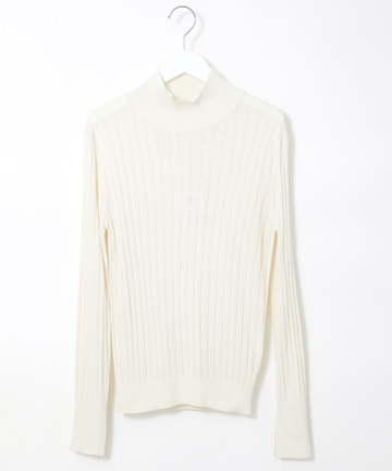 シルク リブ編み ニット【一部店舗限定】
