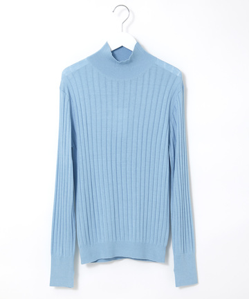 シルク リブ編み ニット【一部店舗限定】