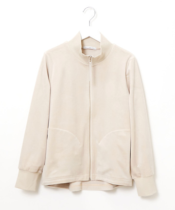 ベロアフリース ハイネック ブルゾン