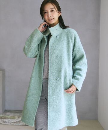 ボア スタンドカラー コート【一部店舗限定】