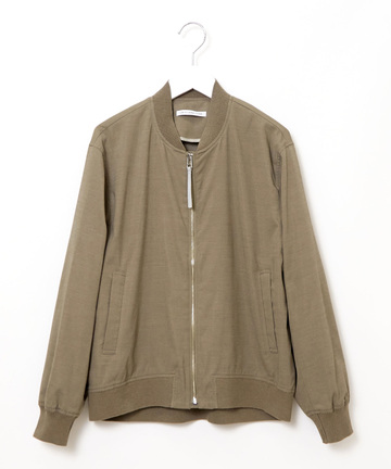 リネンライク ブルゾン