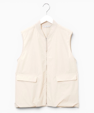 タフタ ジップアップ ベスト