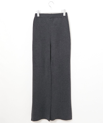 ニット ピンタック パンツ【手洗いOK】【一部店舗限定】