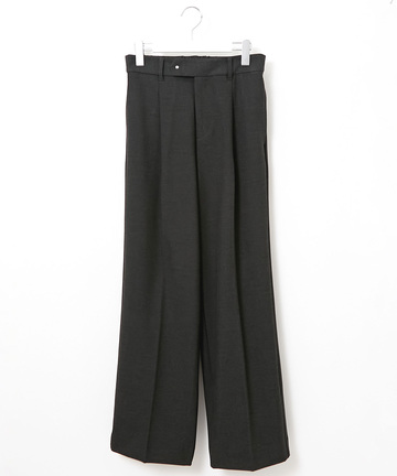 裏起毛 ワイド パンツ