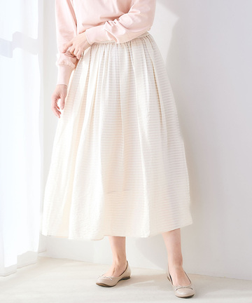 シアー ボーダー スカート【一部店舗限定】