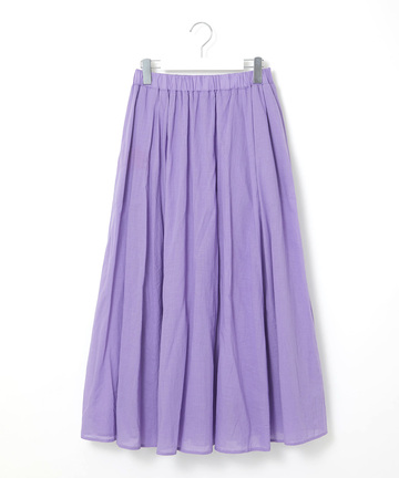 カラー ロングスカート