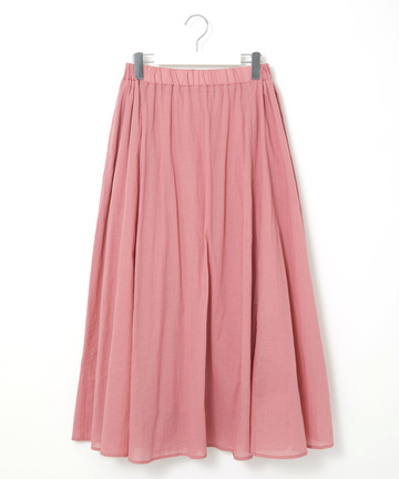 カラー ロングスカート