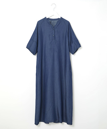 デニムライク ワンピース【オンラインショップ・一部店舗限定】