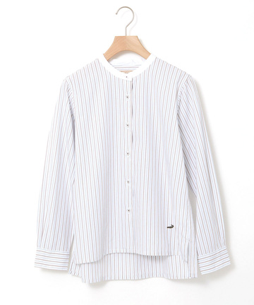 クレリック ストライプ ブラウス