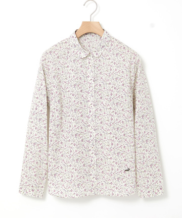 フラワープリント ブラウス【オンラインショップ・一部店舗限定】