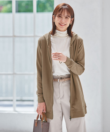 裏毛 チュニック パーカー【オンラインショップ限定】