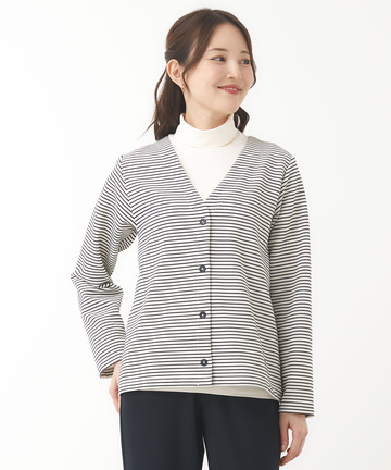 Vネック カット カーディガン【一部店舗限定】