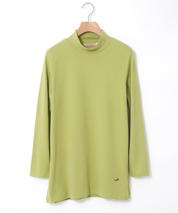 スムース ハイネック カットチュニック