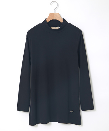 スムース ハイネック カットチュニック