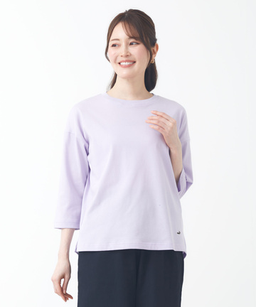 コットンブレンド ワイドシルエット Tシャツ