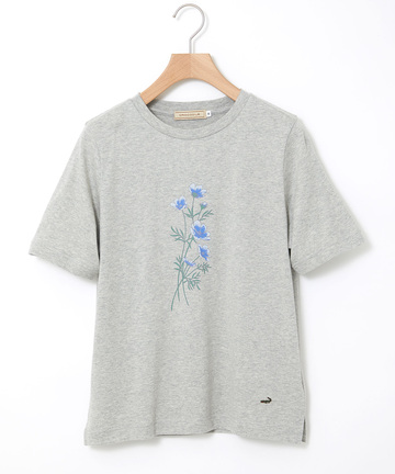 コスモス プリント Tシャツ