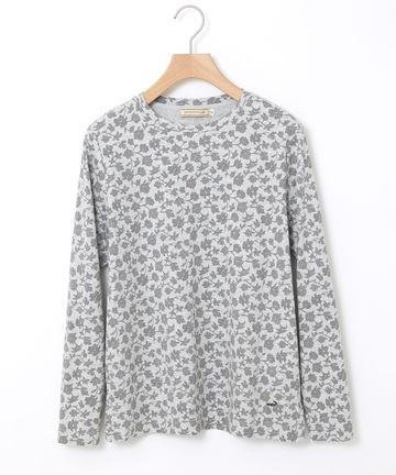 総柄プリント スムース カットソー