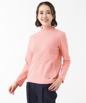 メロー ハイネック カットソー