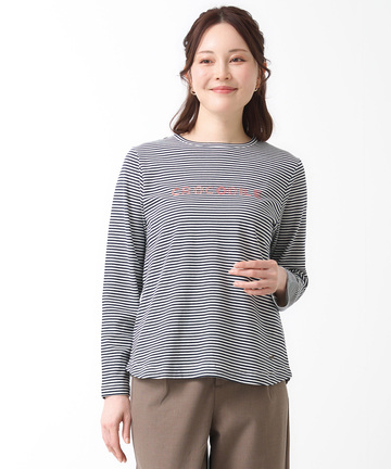 スムース ロゴプリント Tシャツ